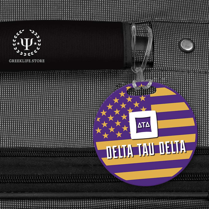Delta Tau Delta Luggage Bag Tag (round)