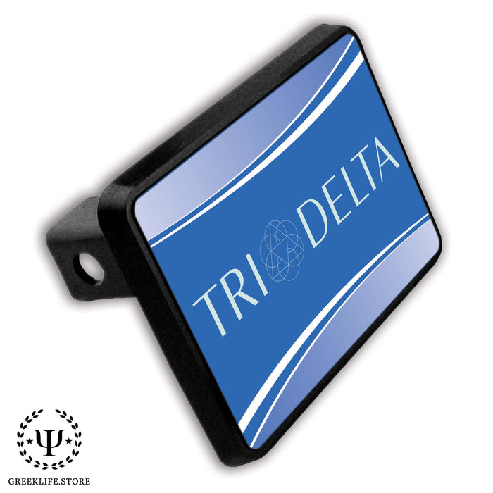 Delta Delta Delta Trailer Hitch Cover - greeklife.store