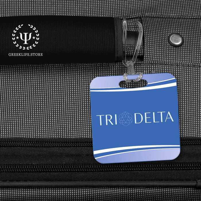 Delta Delta Delta Luggage Bag Tag (square) - greeklife.store