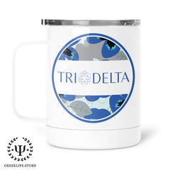 Delta Delta Delta Stainless Steel Tumbler - 20oz - Ringed Base