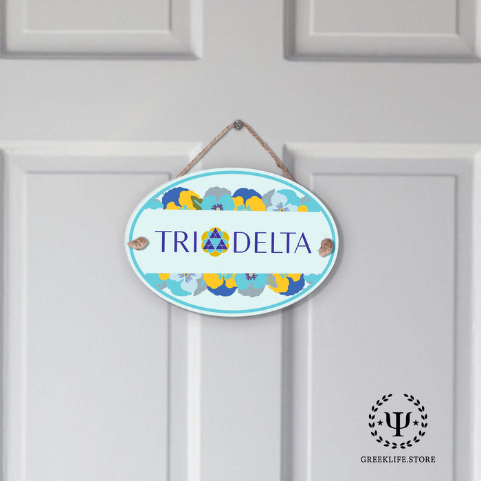 Delta Delta Delta Door Sign
