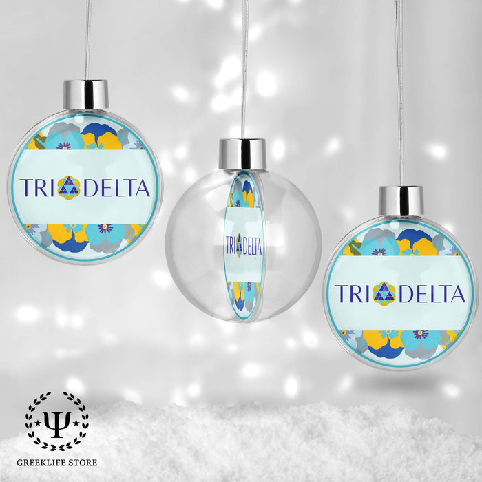 Delta Delta Delta Christmas Ornament - Ball