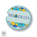 Delta Delta Delta Car Cup Holder Coaster (Set of 2) - greeklife.store