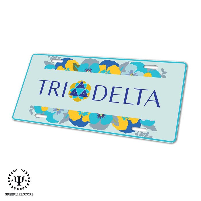 Delta Delta Delta Decorative License Plate - greeklife.store