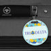Delta Delta Delta Luggage Bag Tag (round) - greeklife.store