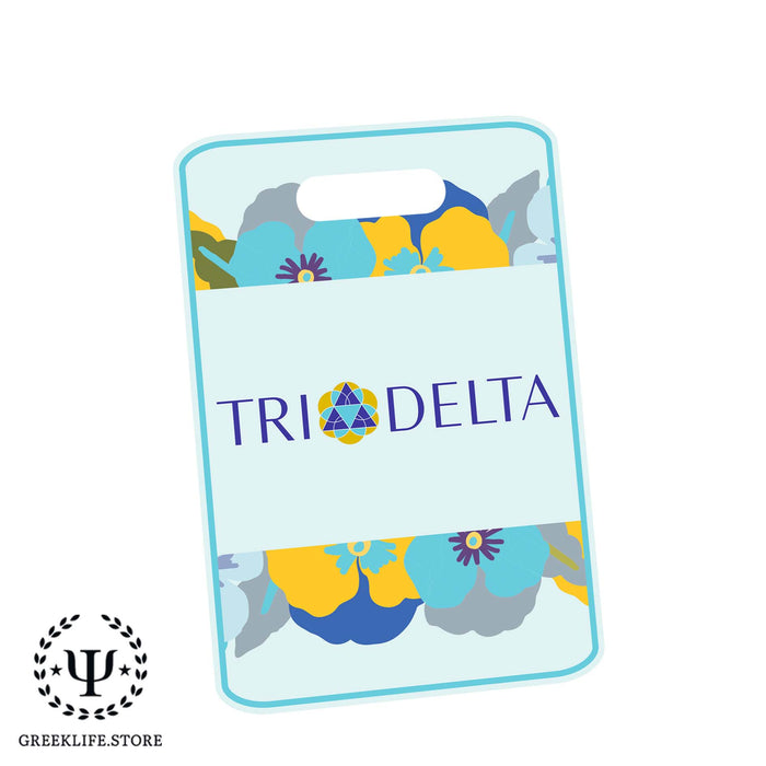 Delta Delta Delta Luggage Bag Tag (Rectangular)