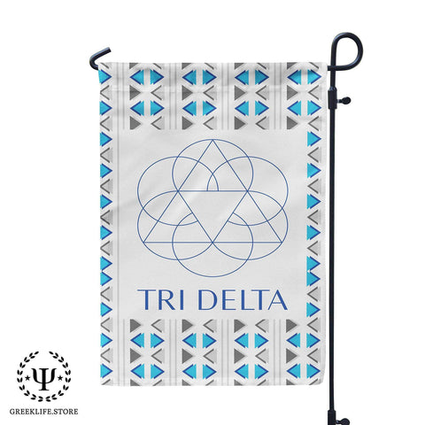Delta Delta Delta Garden Flags