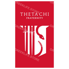 Theta Chi Decorative License Plate