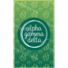 Alpha Gamma Delta Beach & Bath Towel Round (60”)